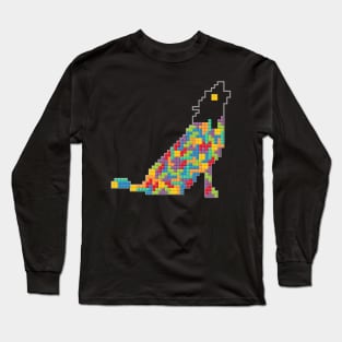 Tetris Wolf Long Sleeve T-Shirt